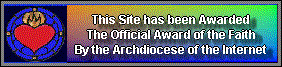 Official Archdiocese of the Internet Award