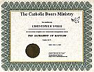 Sample of Certificate