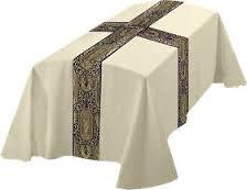 A funeral pall.