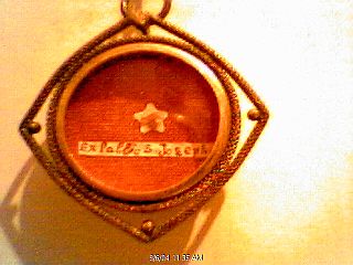 Example of a relic of the Coat of Saint Joseph