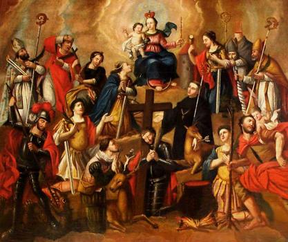 The 14 holy helpers.