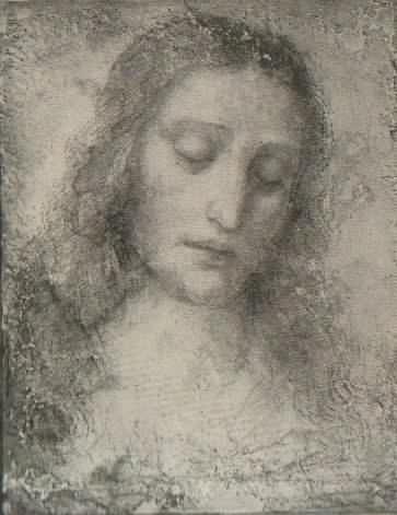 Leonardo's Christ painted by Leonardo da Vinci
