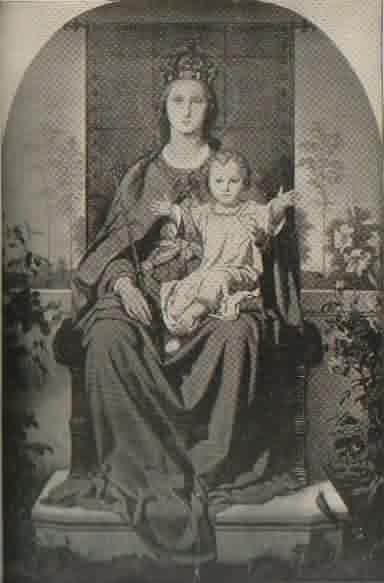 The Madonna Enthroned by Ittenbach