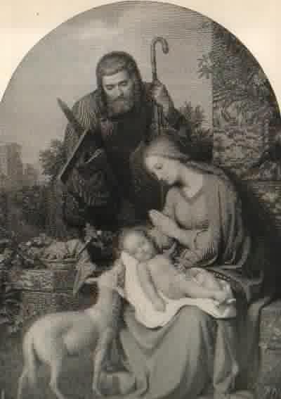 The Holy Family, painting by Van Dyck.