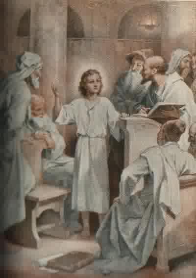 The Boy Jesus in the Temple - Luke 2:46