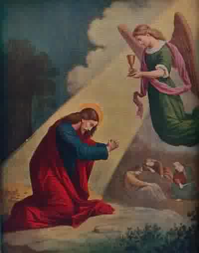 Jesus on the Mount of Olives